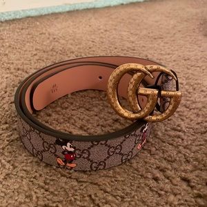 Genuine Gucci Mickey Mouse belt